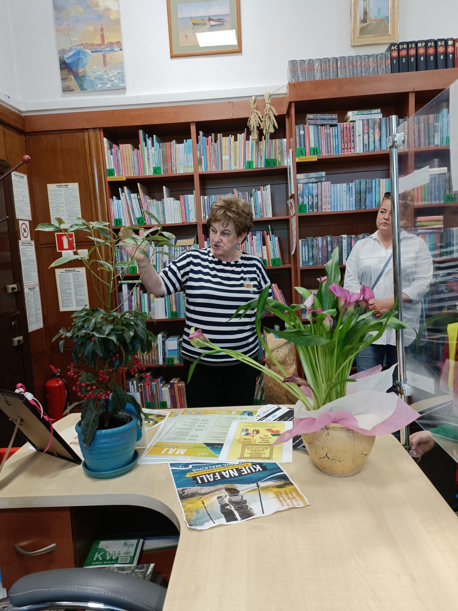 Pierwsza lekcja biblioteczna w Bibliotece we Władysławowie